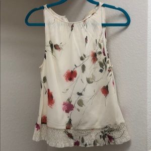 Fenn Wright Manson Silk Floral Sleeveless Blouse